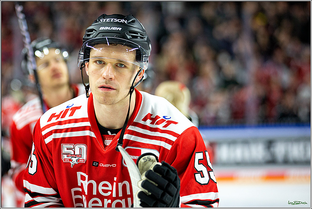 PENNY DEL; Koelner Haie- Loewen Frankfurt; Koeln, 18.12.2022